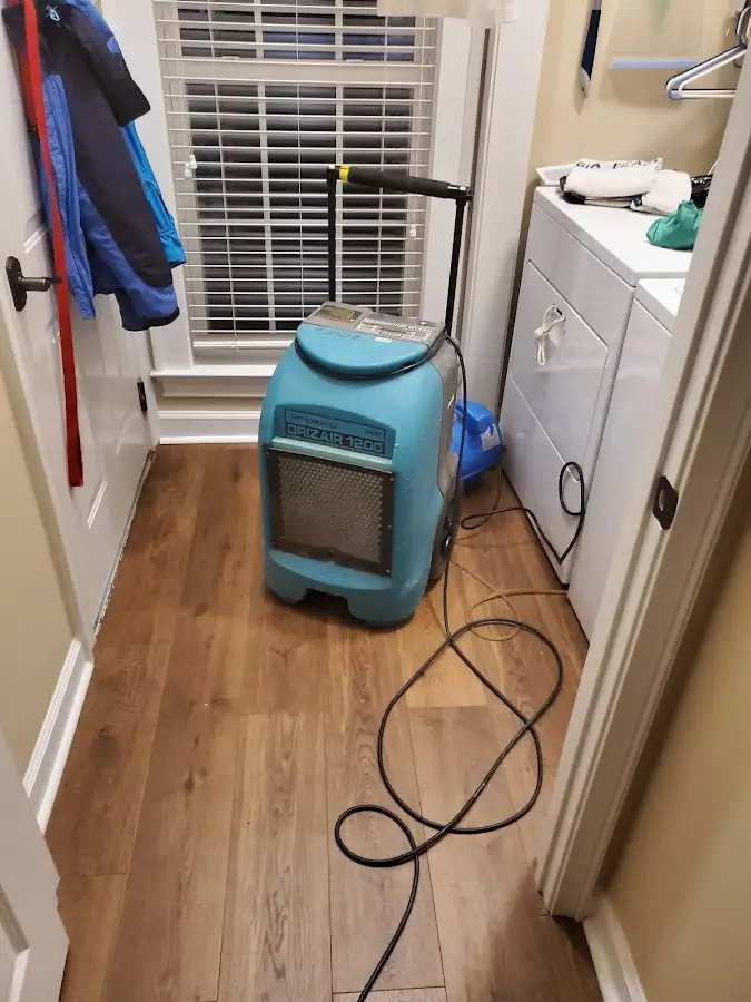 Commercial dehumidifier deployed for Crawl Space Restoration in Los Angeles